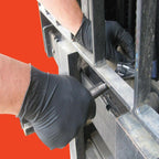 Thick Black Nitrile Gloves Industrial Mechanic Tattoo Tradie Rubber Protection