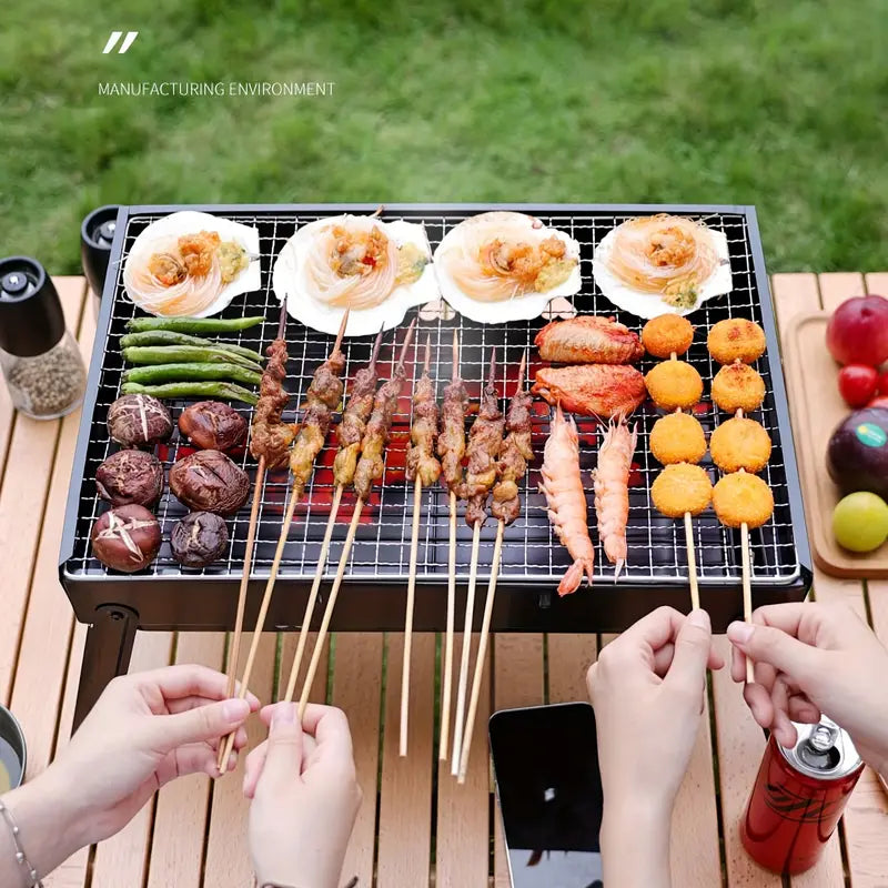 Portable, Foldable BBQ Grill