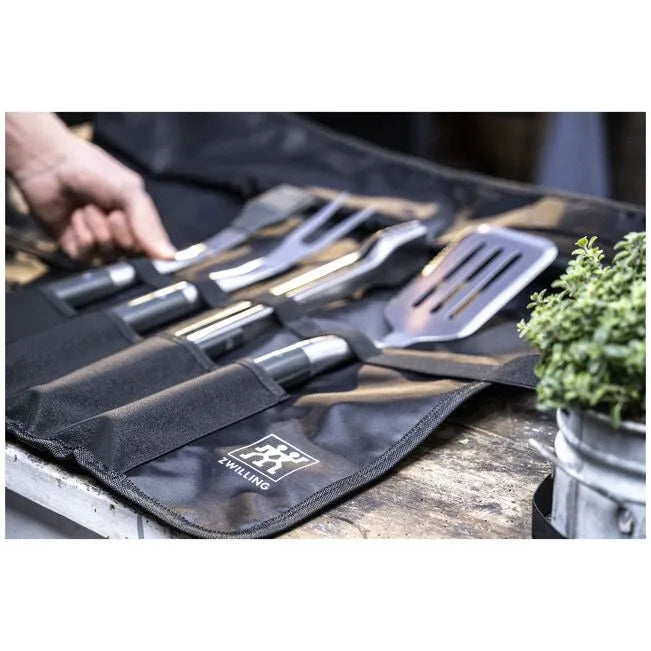 Zwilling Stainless Steel BBQ Tool Set - 5 piece Grill Accessories