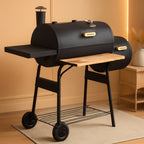 FortyEightInch Portable Charcoal Grill Offset Smoker