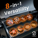 Electric Wood Pellet Grill Smoker Programmable PID