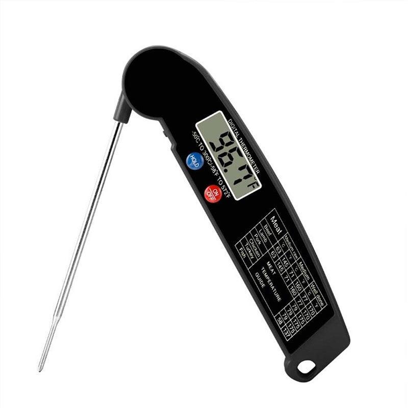 Foldable Digital Thermometer Probe Temperature Kitchen Cooking Food Bbq Meat Jam