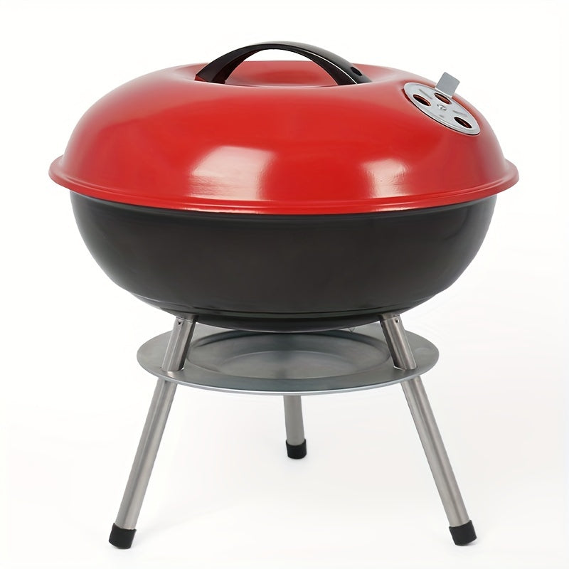 Portable Charcoal Grill with Kickstand