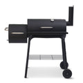 NNEDPE 2-in-1 Outdoor Barbecue Grill & Offset Smoker