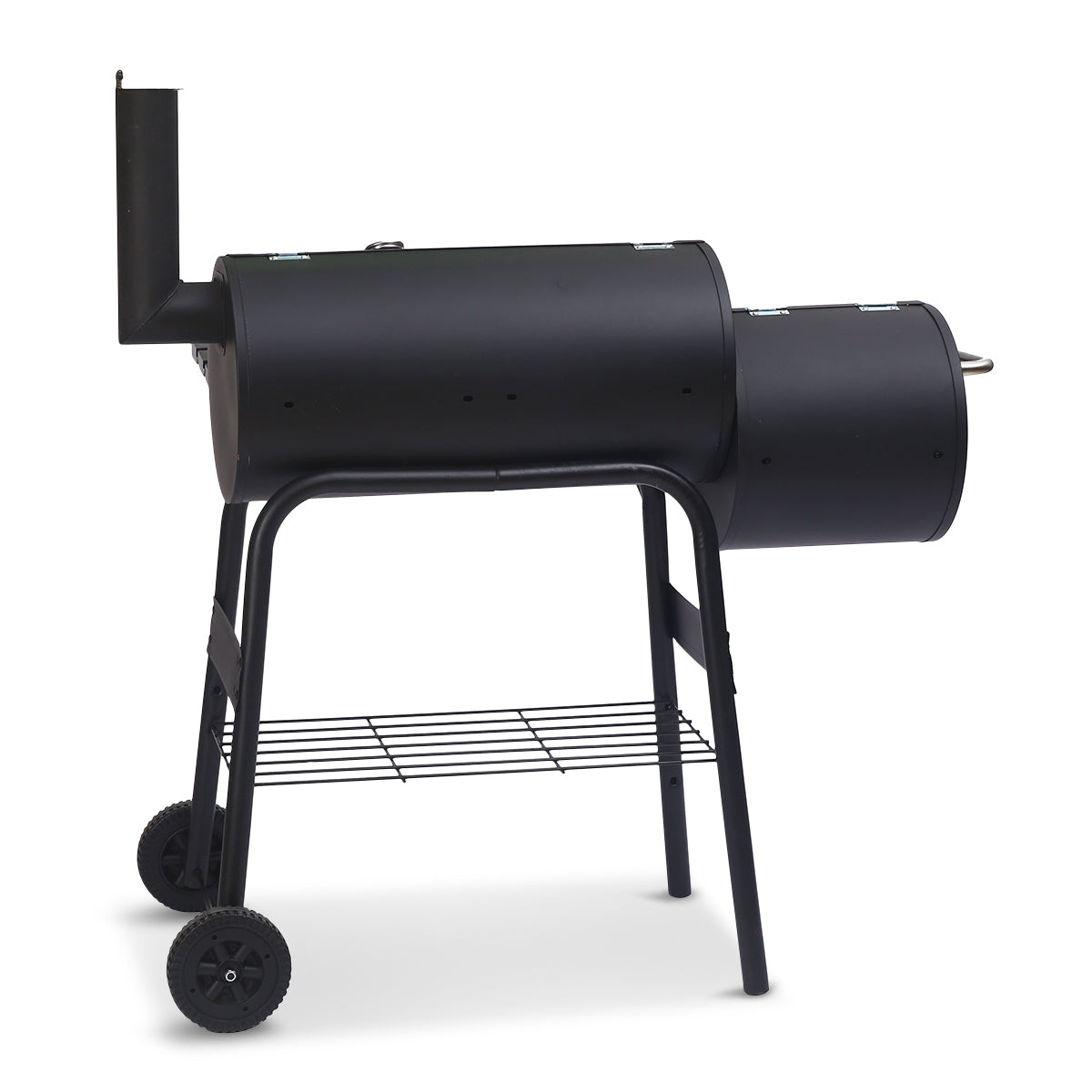 NNEDPE 2-in-1 Outdoor Barbecue Grill & Offset Smoker