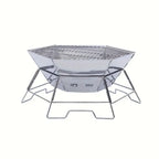 Foldable Stainless Steel Camping Charcoal Grill