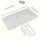 BBQ Grill Basket Stainless Steel Fish & Meat Grill