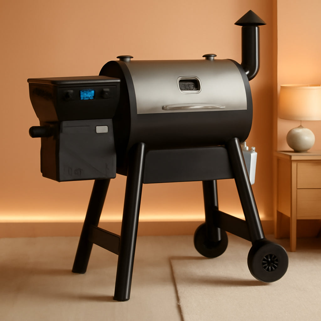 Electric Wood Pellet Grill Smoker Programmable PID
