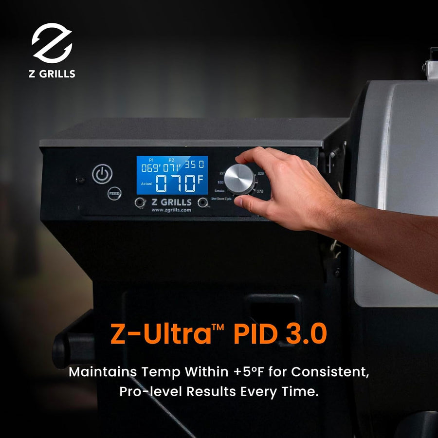 Electric Wood Pellet Grill Smoker Programmable PID